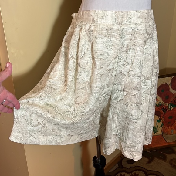 Vtg ALFRED DUNNER Size 16W Mid-wgt High Flexible Knit Pocket Flowing Long Short - Picture 2 of 15